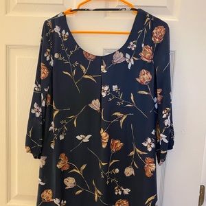 Pattern mini dress